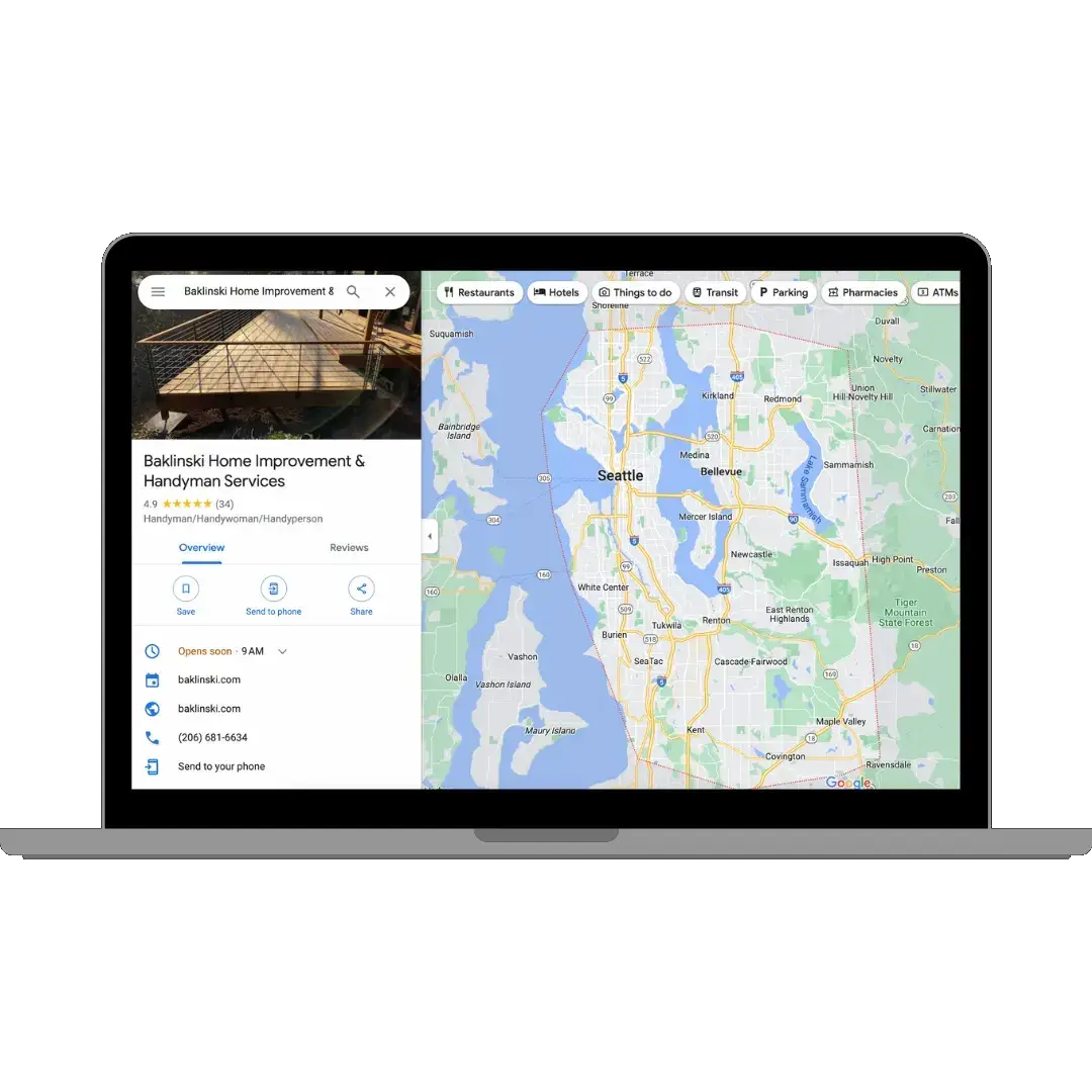 Home repair and improvement listing