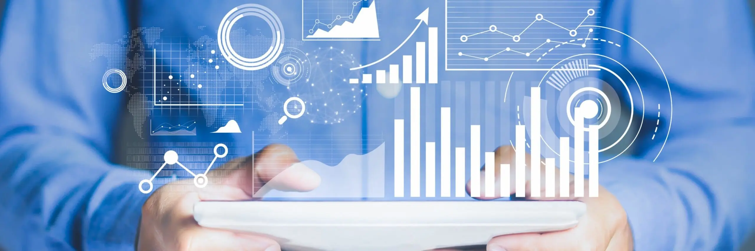Graph showing data analytics